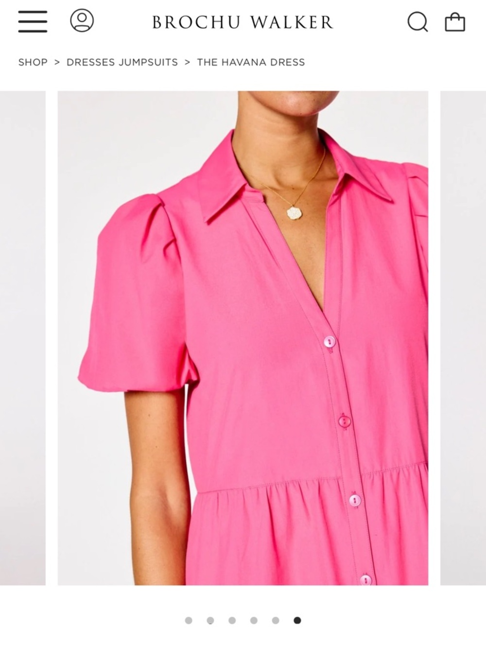 Brochu Walker Hot Pink Tiered Maxi Dress - Picture 6 of 6